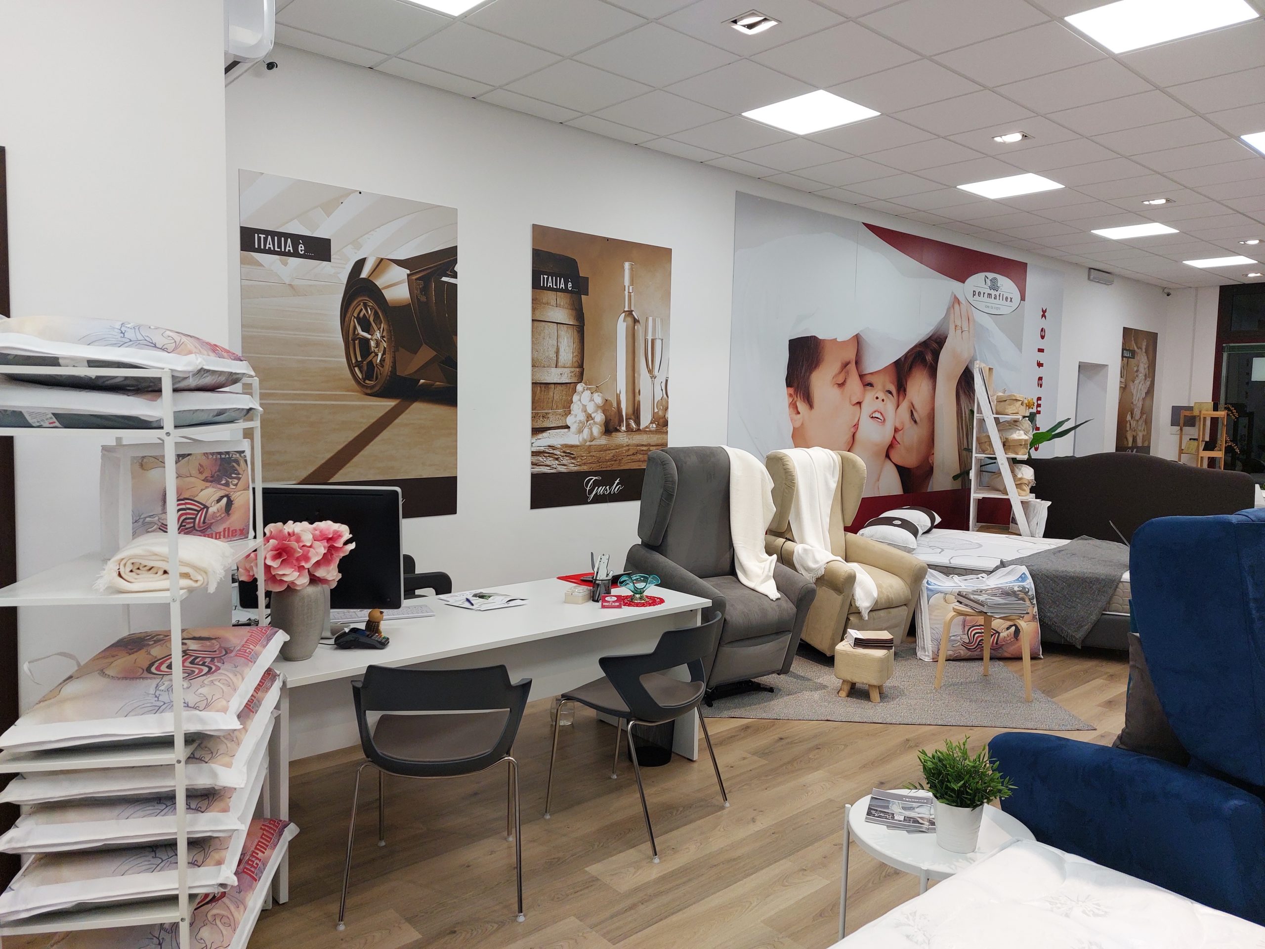 Showroom di Catanzaro Lido Centro Permaflex Calabria