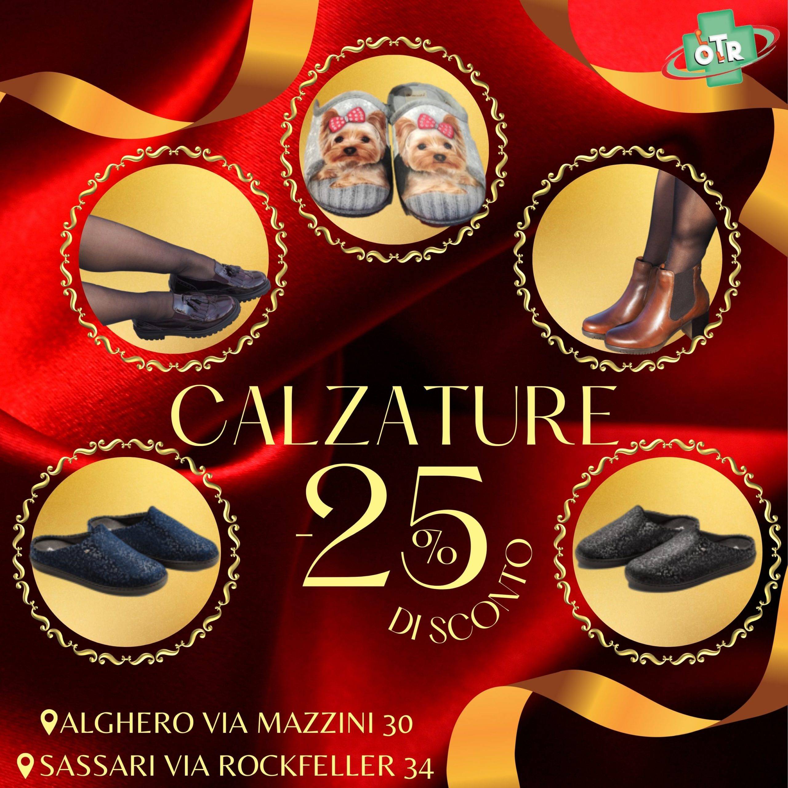 OTR ORTOPEDIA - PROMO NATALIZIA - 23, 24 e 25 Dicembre - 25 % calzature e pantofole