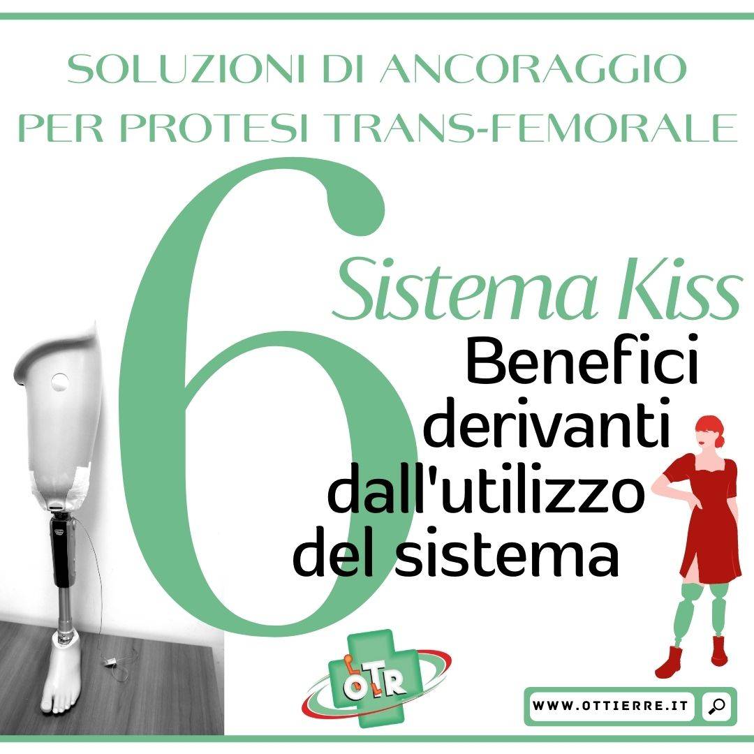 Protesi transfemorale - Ottobock sistema Kiss