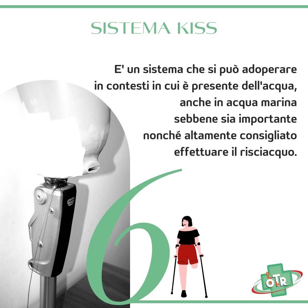 Protesi transfemorale - Ottobock sistema Kiss